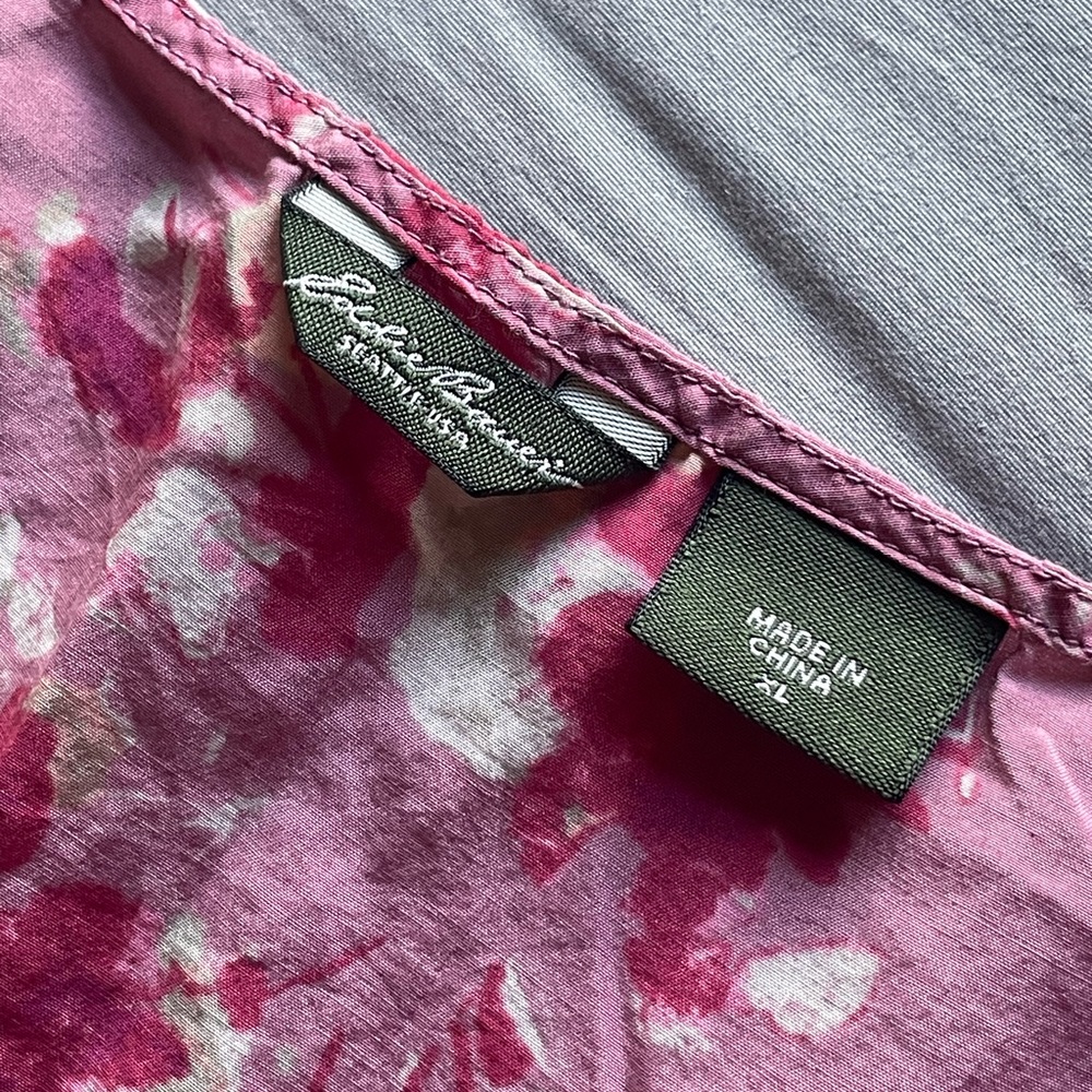 Eddie Bauer silk blend floral shell - Picture 5 of 7